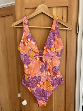 Roxy floral tropical one piece